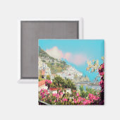 CMP004 AMALFI, Kampanien, Italien, Kühlschrank Magnet (Vorderseite/Rückseite)