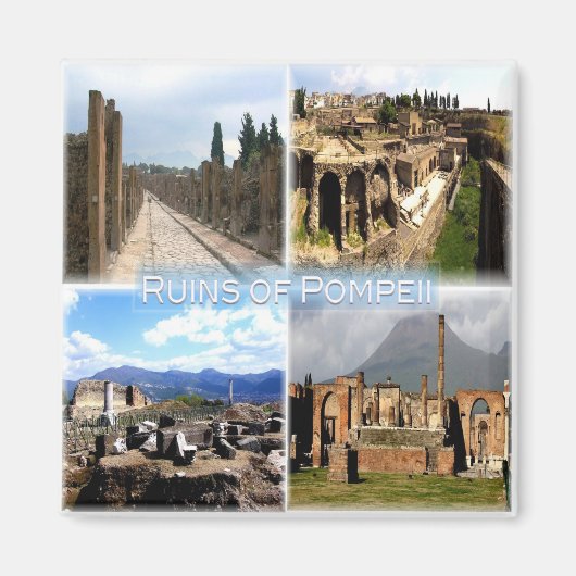 CMP010 NAPEL, POMPEI, POMPEI, Kühlschrank Magnet (Vorne)