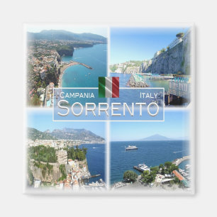 CMP018 SORRENTO, Kampanien, Italien, Kühlschrank Magnet