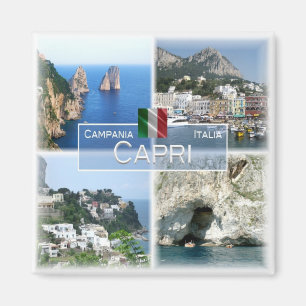 CMP019 CAPRI - Campania - Italy - Fridge Magnet