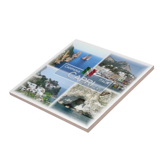 CMP019 CAPRI, Kampanien, Italien Fliese (Seite)