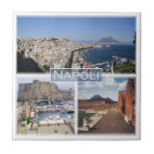 CMP030 NAPLES, MOUNT VESUVIUS, Italien, Fliese (Vorderseite)