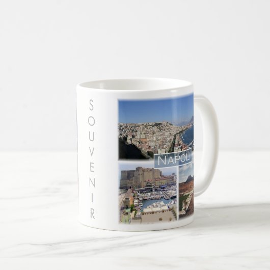 CMP030 NAPLES, MOUNT VESUVIUS, Italien, Kaffeetasse (VorderseiteRechts)