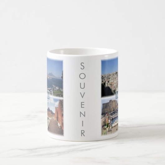 CMP030 NAPLES, MOUNT VESUVIUS, Italien, Kaffeetasse (Mittel)