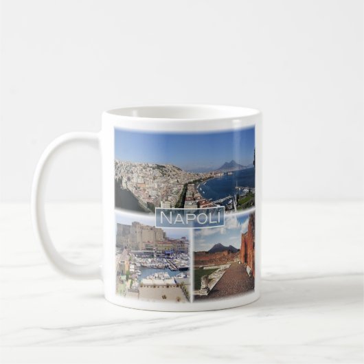 CMP030 NAPLES, MOUNT VESUVIUS, Italien, Kaffeetasse (Links)