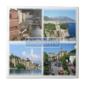 CMP032 SORRENTO, AMALFI COAST, Italien, Fliese (Vorderseite)