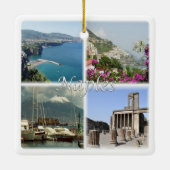 CMP035 NAPLES, Amalfi, Sorrento, Pompeji, Keramikornament (Rückseite)