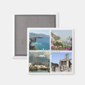 CMP035 NAPLES, Amalfi, Sorrento, Pompeji, Kühlschr Magnet (Vorderseite/Rückseite)