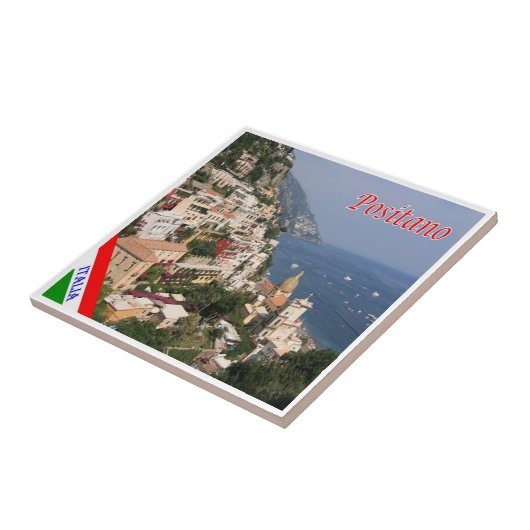 CMP039 POSITANO, AMALFI COAST, Italien, Fliese (Seite)