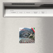 CMP040 POSITANO, AMALFI COAST, Italien, Kühlschran Magnet (In Situ (Geschirrspüler))