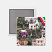 CMP043 POSITANO - AMALFI COAST - Italien - Kühlsch Magnet (Vorderseite/Rückseite)