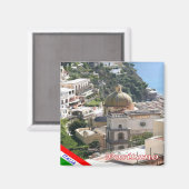 CMP046 POSITANO, AMALFI COAST, Italien, Kühlschran Magnet (Vorderseite/Rückseite)