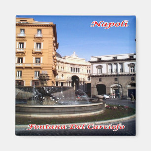 CMP051 ARTICHOKE FOUNTAIN - Italy - Fridge Magnet