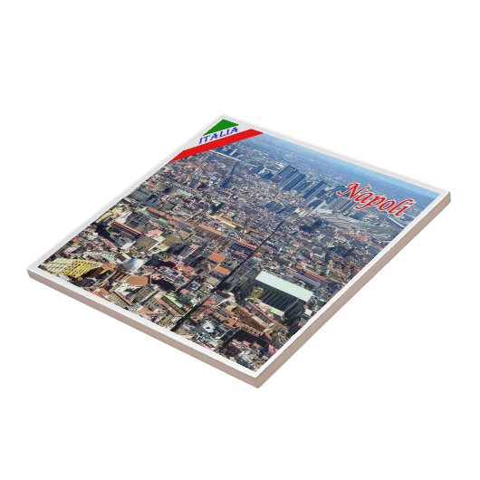 CMP054 NAPLES, Altstadt, Kampanien Italien, Fliese (Seite)