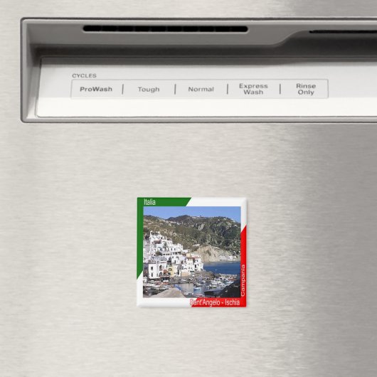 CMP060 ISCHIA, Sant' Angelo, Italien, Kühlschrank Magnet (In Situ (Geschirrspüler))