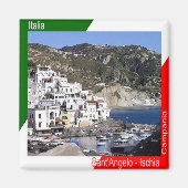 CMP060 ISCHIA, Sant' Angelo, Italien, Kühlschrank Magnet (Vorne)