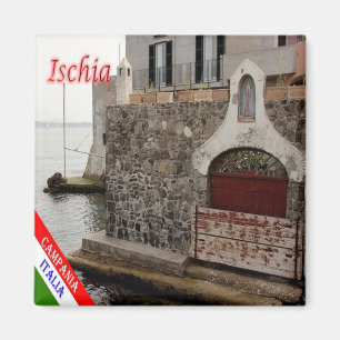 CMP061 ISCHIA Sacred Effigy Ischia Ponte, Kühlschr Magnet