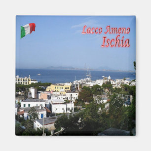 CMP069 ISCHIA, LACCO AMENO, Italien, Kühlschrank Magnet