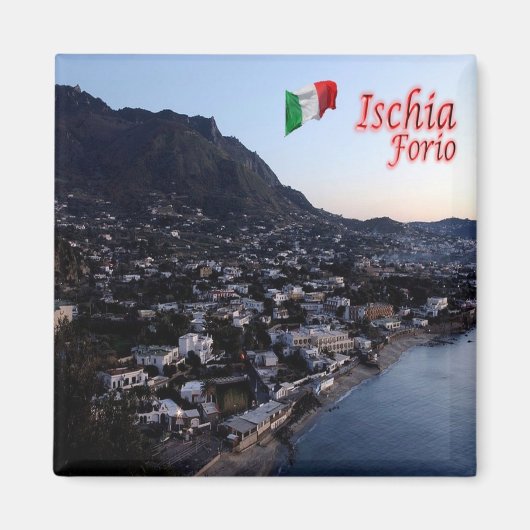CMP077 ISCHIA, Forio, Kampanien, Italien, Kühlschr Magnet (Vorne)