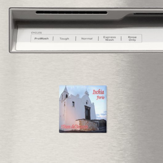 CMP080 ISCHIA, Forio, Kampanien, Italien, Kühlschr Magnet (In Situ (Geschirrspüler))