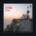 CMP081 ISCHIA, Forio at Sunset, Italien, Kühlschra Magnet<br><div class="desc">Hier finden Sie das Andenken Ihres Urlaubs. (CMP081 ISCHIA, Forio at Sunset, Italien Kühlschrankmagnet). Erleben Sie Freunde und Verwandte mit den einzigartigen Souvenirs von Ihrer großartigen Reise. Probier uns! #LeoPepeDesign - Panorama ischia soccorso's Church, europe italy campania, leopepedesign, Reise-Foto-Tourismus, Geschenkgutscheine Gadget Kühlschrankmagnet.</div>