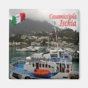 CMP090 ISCHIA, Casamicciola, Italien, Kühlschrank Magnet