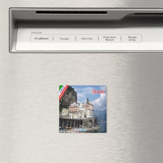 CMP113 AMALFI COAST, ATRANI, Italien, Kühlschrank Magnet (In Situ (Geschirrspüler))