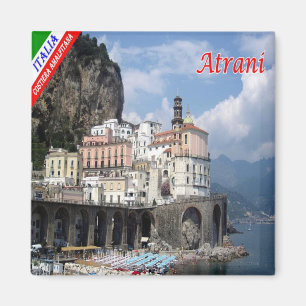 CMP113 AMALFI COAST, ATRANI, Italien, Kühlschrank Magnet