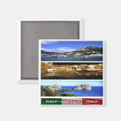 CMP114 CAPRI - Mosaik - Italien - Kühlschrank Magnet (Vorderseite/Rückseite)