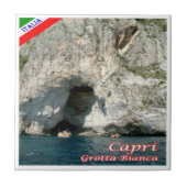 CMP124 CAPRI, The White Grotto, Italien, Fliese (Vorderseite)