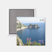 CMP131 AMALFI, The Coast, Italien, Kühlschrank Magnet (Vorderseite/Rückseite)