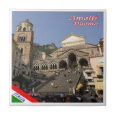 CMP134 AMALFI Duomo Square, Italien, Fliese (Vorderseite)