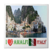 CMP136 AMALFI I Liebe, Italien, Fliese (Vorderseite)