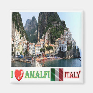 CMP136 AMALFI I Liebe, Italien, Kühlschrank Magnet