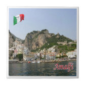 CMP137 AMALFI, Panorama, Italien, Fliese (Vorderseite)