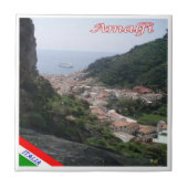CMP140 AMALFI Aerial View, Italien, Fliese (Vorderseite)