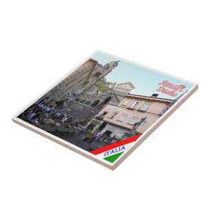 CMP141 AMALFI, Duomo Square, Italien, Fliese