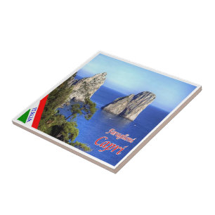 CMP147 CAPRI The Faraglioni, Italien, Fliese
