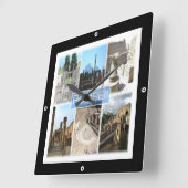 CMP155 POMPEII die Ruinen, Pompei, Kampanien, Quadratische Wanduhr (Winkel)