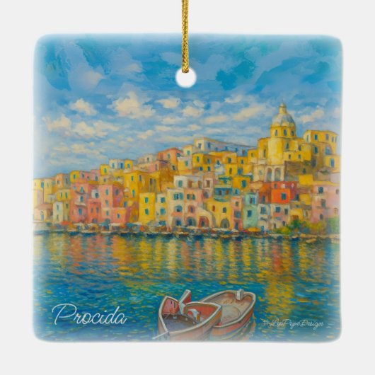 CMPa01 PROCIDA, MARINA GRANDE, Keramikornament (Rückseite)