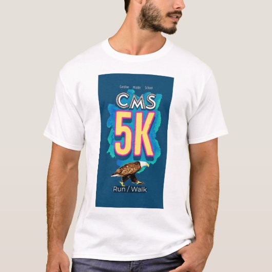 CMS 5K Run/Walk Event Shirt (Vorderseite)
