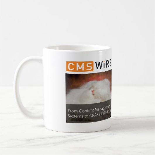 CMSWire Schlagzeilen Kaffeetasse (Links)