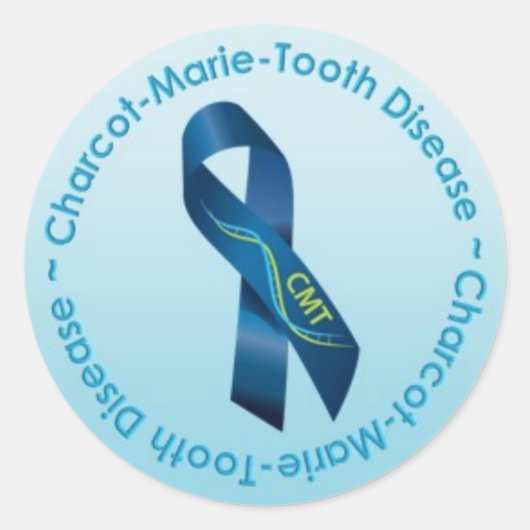 CMT Awareness-Aufkleber Runder Aufkleber (Vorderseite)