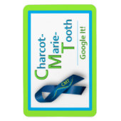 CMT Awareness Magnet (Kalkgrün) (Vertikal)