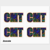 CMT Awareness Sticker (Word Cloud) (Blatt)