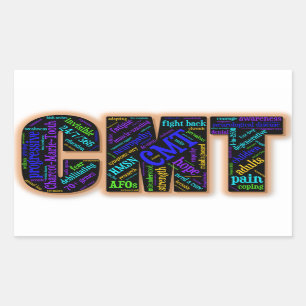 CMT Awareness Sticker (Word Cloud)