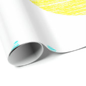 CMY Mustaches Geschenkpapier (Rolleneckpunkt)