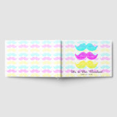 CMY Mustaches Letter Press Gästebuch (Voll)
