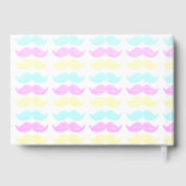 CMY Mustaches Letter Press Gästebuch (Rückseite)