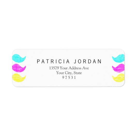 CMY Mustaches (Letterpress style) (Vorne)